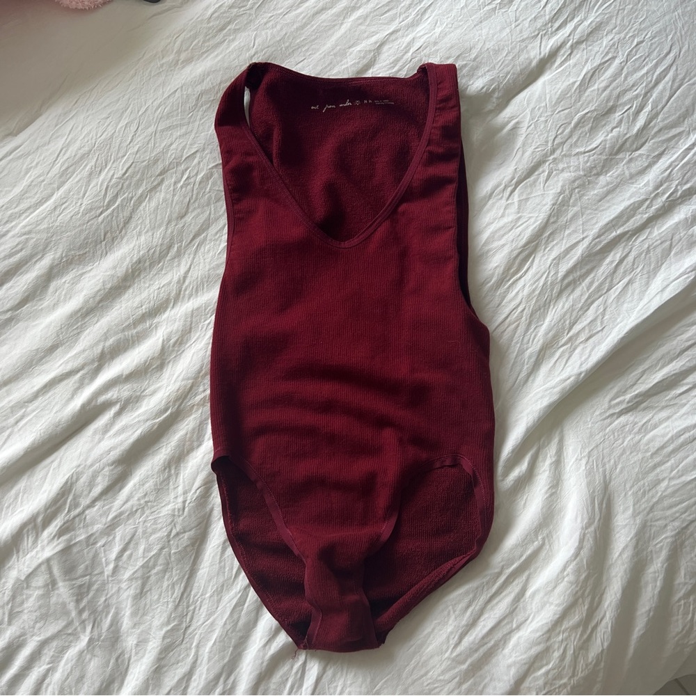 Urban outfitters red bodysuit